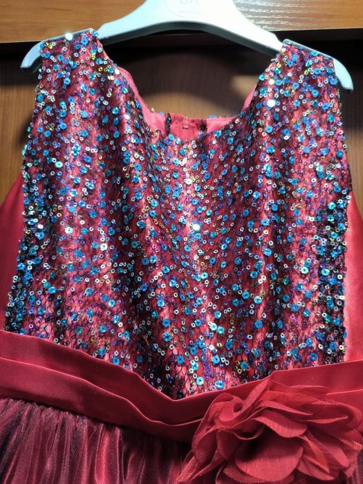 Платье детское пёстрое