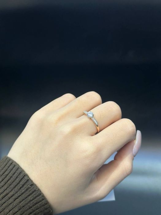 Золото 585  Кольцо Масса: 0,91