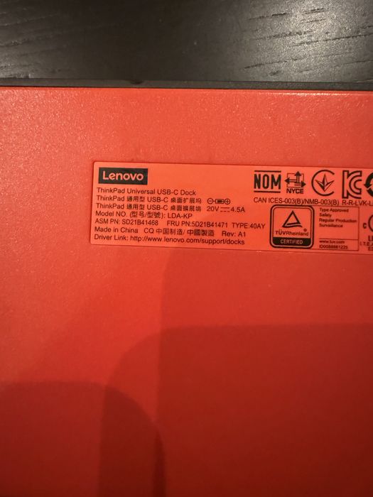 Lenovo ThinkPad Universal USB-C Dock