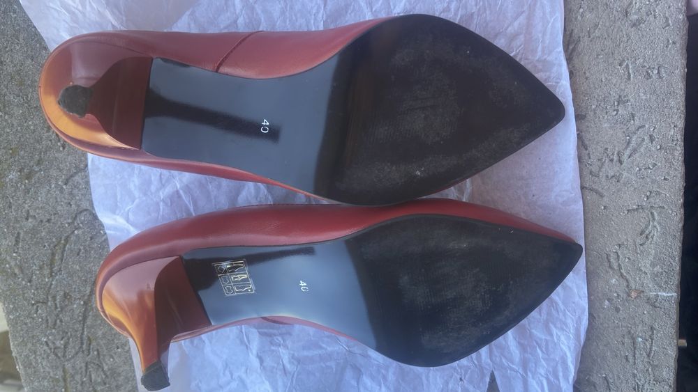 Pantofi Diane Marie Rosii masura 40 Stiletto Piele