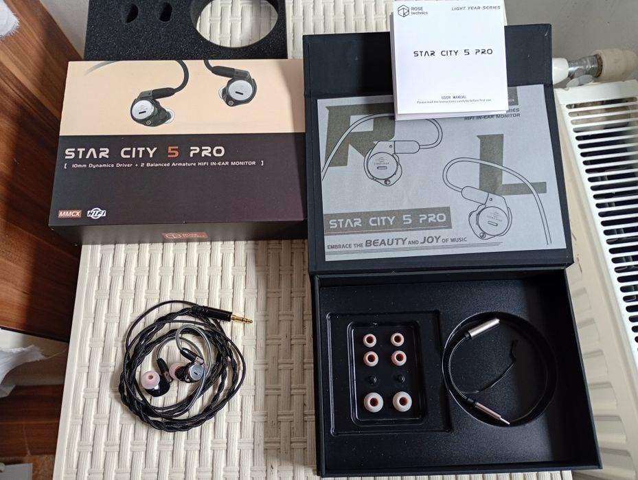IEM Rose Technics Star City 5 Pro, 3drivere, unic propietar