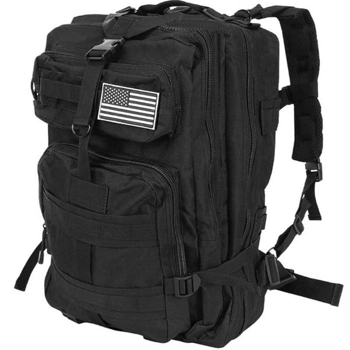 Rucsac Militar Rezistent 35 L, Negru