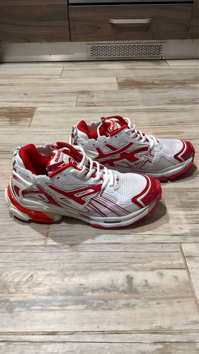 Balenciaga Runners Бяло Червено