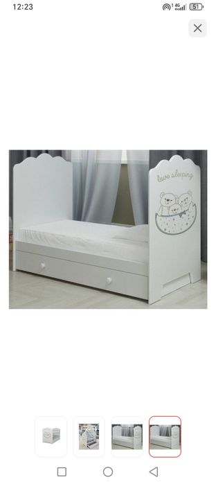 Манеж-кроватка для новорождённых