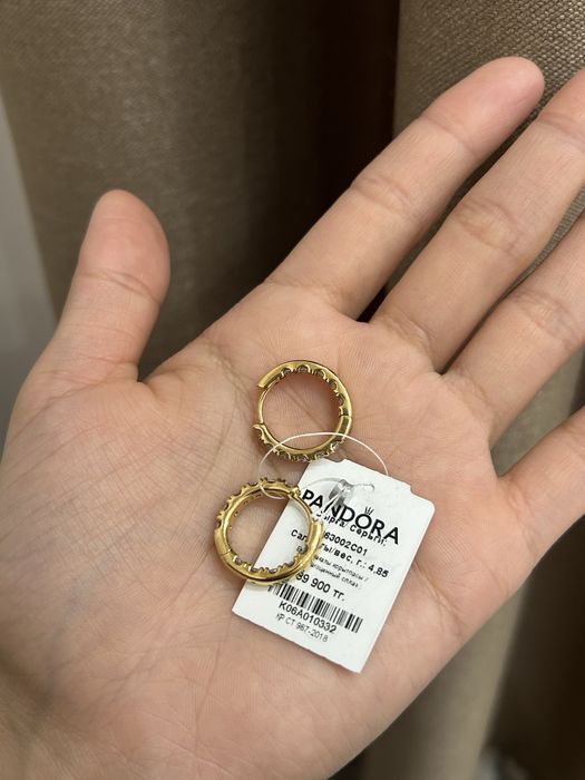 Pandora серьги новый срочно
