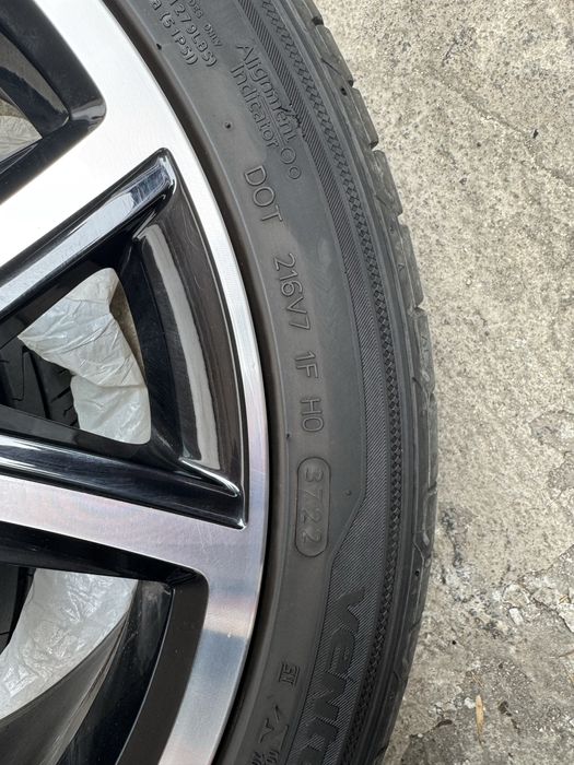 Джанти 18 5х100 57.1ет с гуми Hankook 215/45/18 ventus prime3 дот3722 от Vw T-Cross
