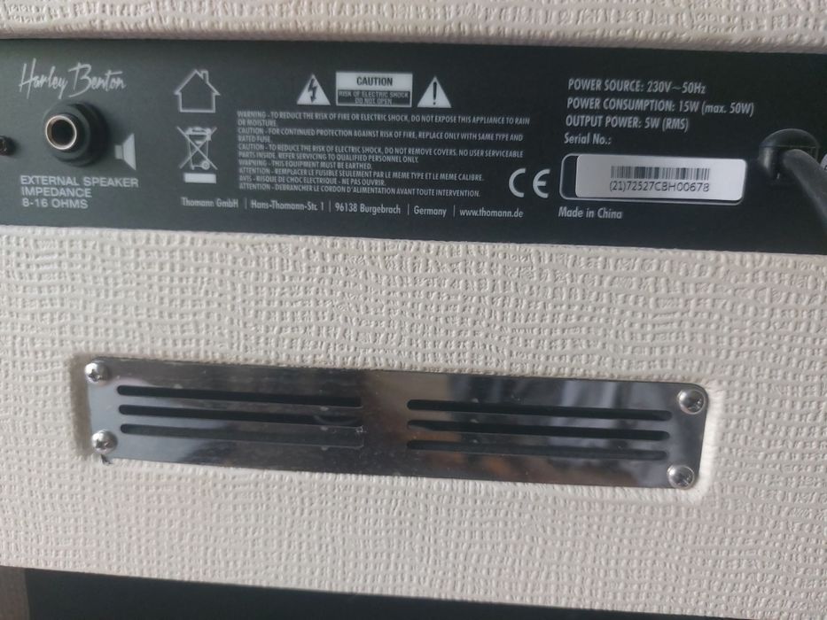 Комбоусилитель Harley Benton ламповый