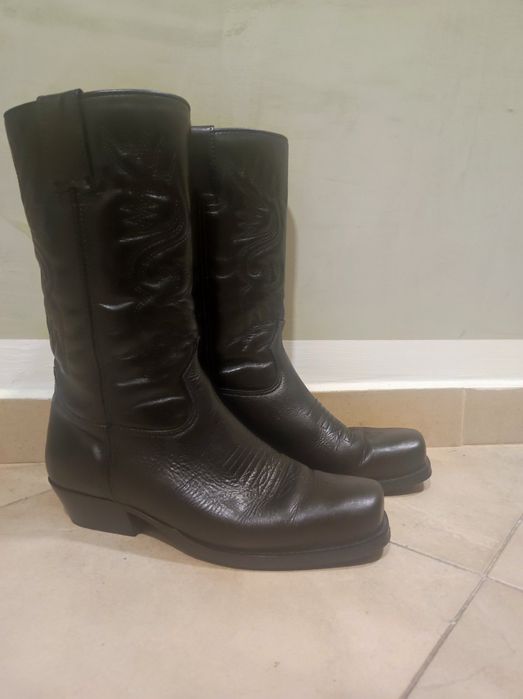 Дамски каубойски ботуши DWLRS от телешки бокс