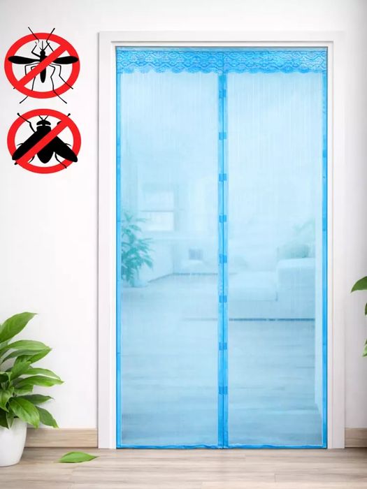 Magnitli parda eshik uchun, pashsha va hashoratlarga qarshi