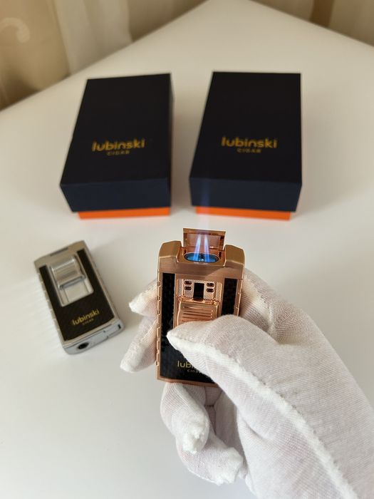 Запалка Lubinski с двоен пламък и вграден пънч