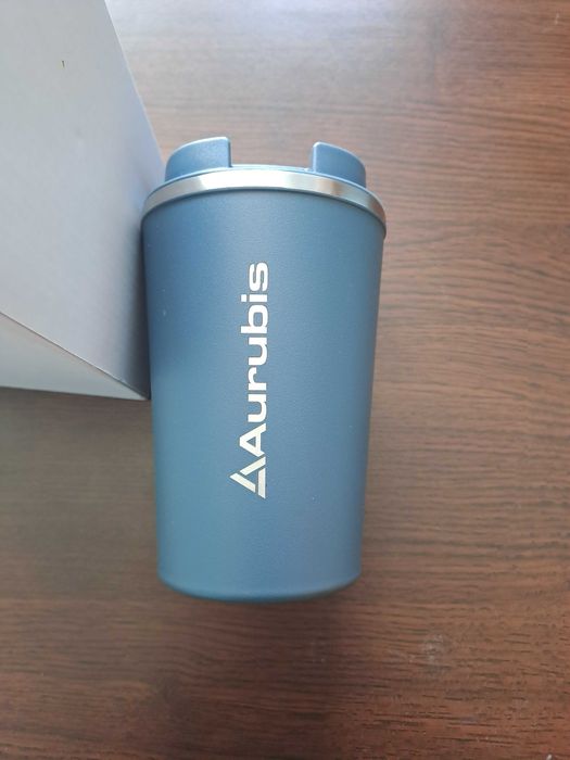 Термочаша и стъклено шише за вода с калъф