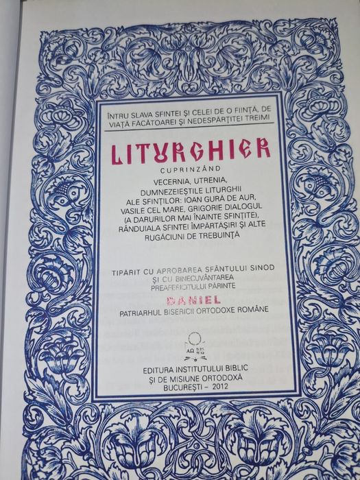 Liturghier de vanzare