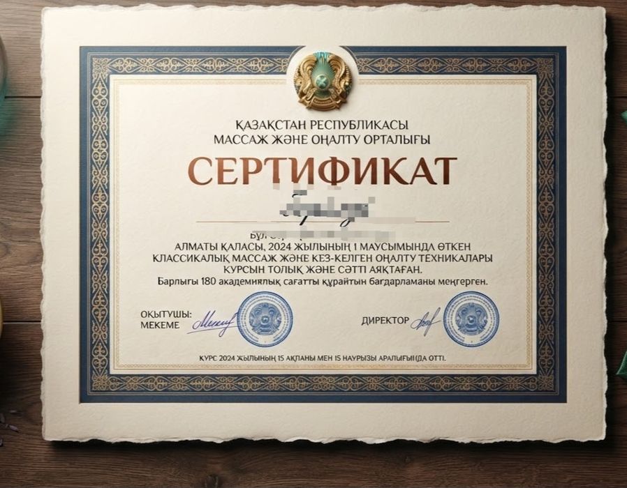 Массаж общий оздоровительный