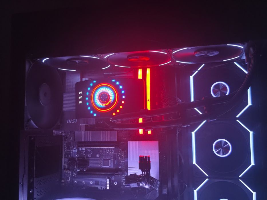 Cooler procesor Thermalright răcire cu apă Water Cooling Rainbow Vision 360 Turbo ARGB Black - Ecran OLED curbat de 6.67 inch RAINBOW-VISION-360