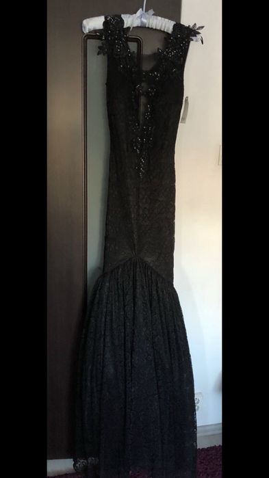 Rochie sirena dantela paiete