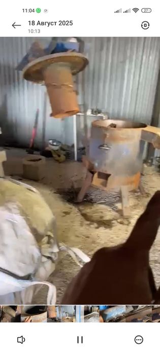 Сушка, мойка для дроблённого пластмасса