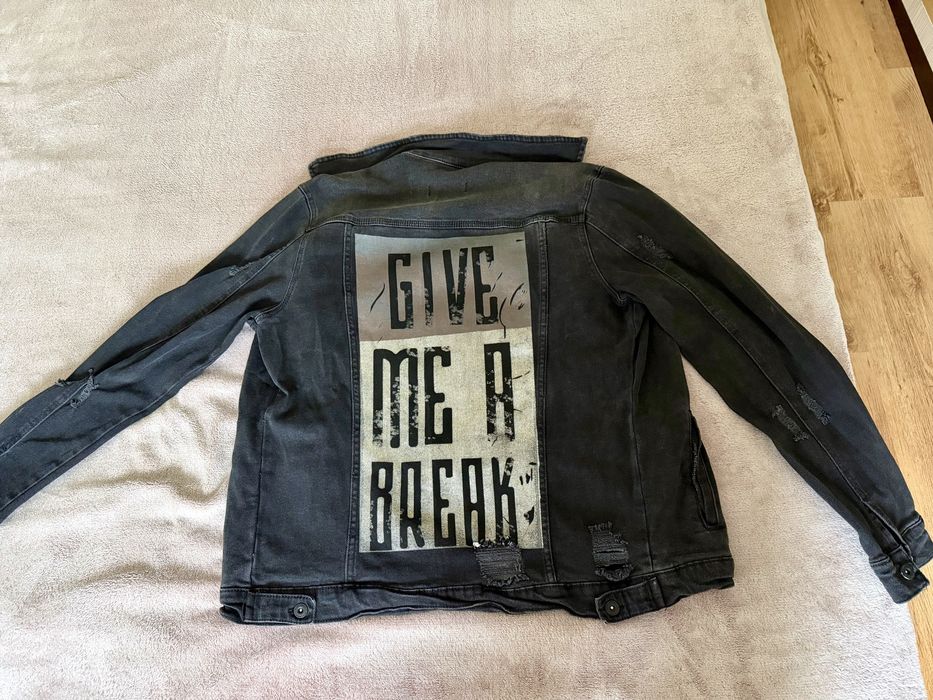 Черно дънково яке