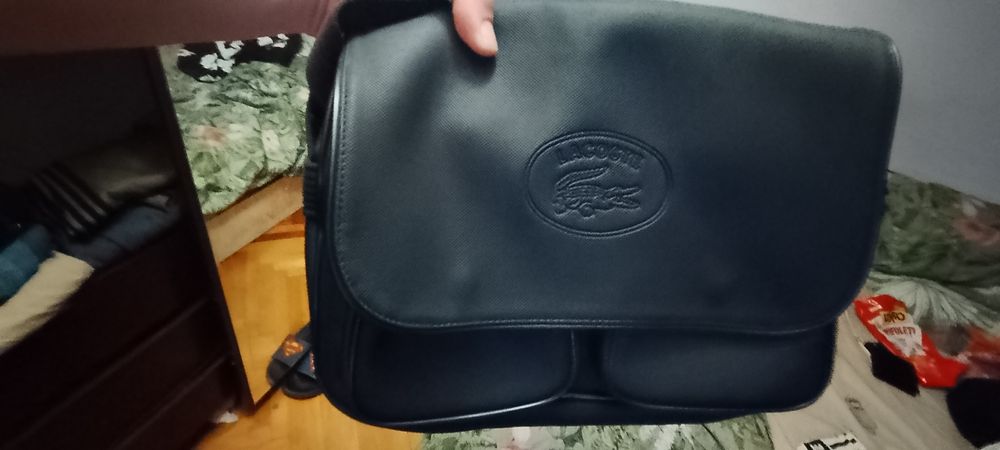 Чанта Lacoste Черна