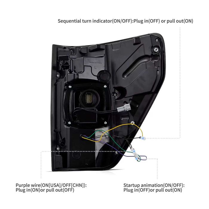 Комплект LED стопове с жълти мигачи за Ford F150 2021 - 2024