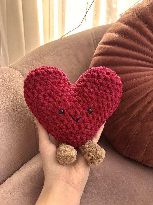 Pluș Inimă Jellycat Croșetată