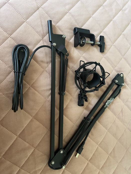 Braț microfon Trust GXT 253 Emita USB + Shock Mount, nou