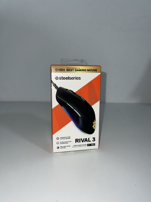 Mouse Steelseries Rival 3 RGB Negru