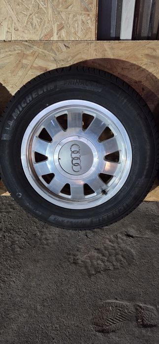 AUDI A4 джанти със нови летни гуми  195/65/15  ET45  5×112 цо56