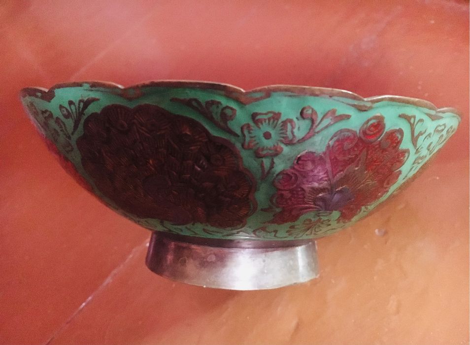 Индийская чаша из бронзы посуда