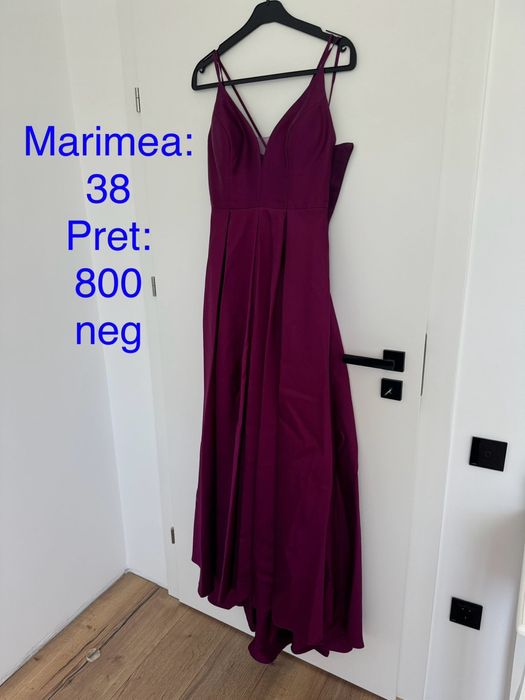 Rochie de seara mov marimea 38