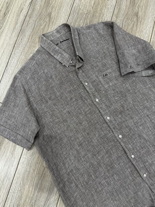 Фирменная рубашка материал Лён. Размер - L