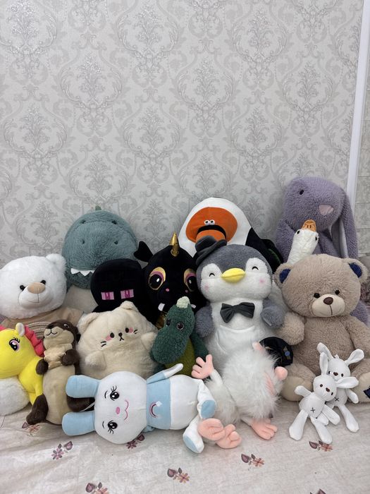 мягкие игрушки.