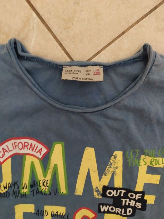 Неупотребявани тениски за момче - 8 години - цена за всички