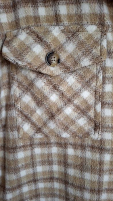 Дамска дълга риза в каре