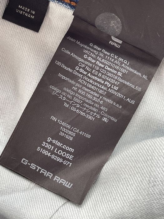 Blugi GSTAR 3301 Loose Barbati | Marime 32 x 32 (Talie 86 cm)