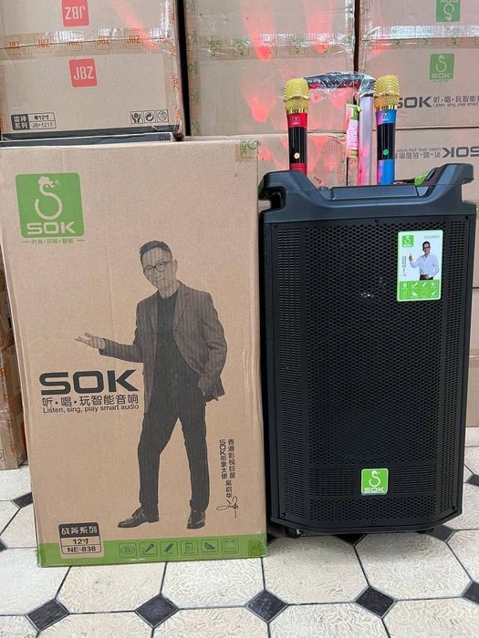 Калонка Кароке МикрофонBluetooth JBZ+COK Оргинал