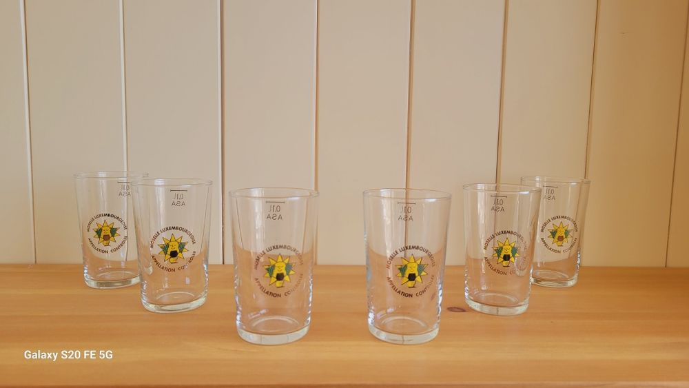 Нови чаши,шотове с лого на Люксембург