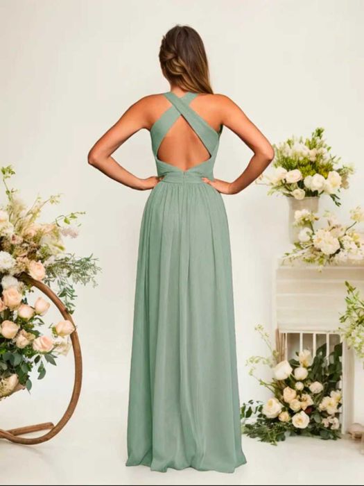 Дълга официална рокля