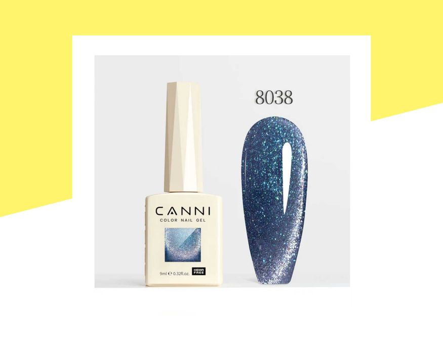 Професионален хипоалергенен гел лак котешко око CANNI – 9 мл.