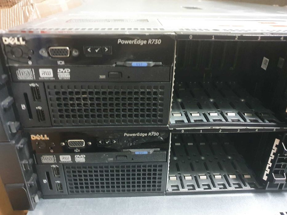 3бр Dell PowerEdge R730 сървър, 64/32GB, H730 RAID