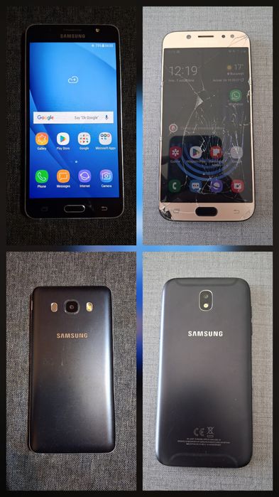 Pachet mega lot 6 telefoane (Samsung S6, A15, A20e, J5 2016, J5 2017, Vodafone Smart E9) piese/funcționale