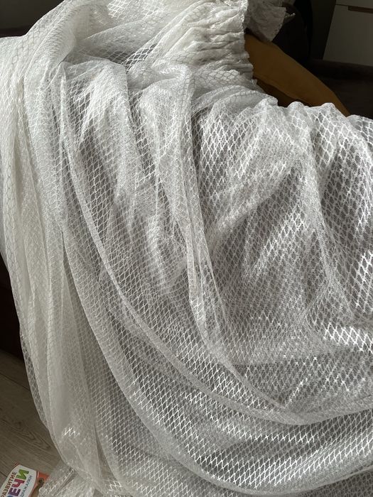 Тюль на большие окна