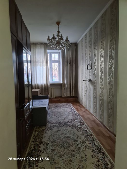 Квартира сдаётся 1 ком.  Район 1 Алматы