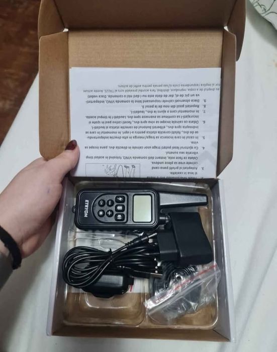 Zgarda antilatrat cu telecomanda/automata