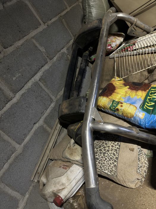 Кенгурятник Прадо и фары пара