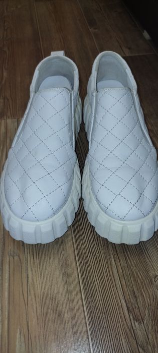 Слипоны натуральная кожа