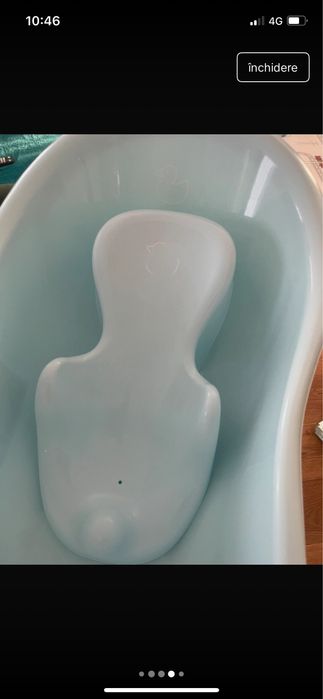 Cadita/vanita bebe cu suport