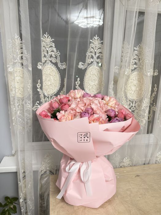 цветы розовые очень красивые