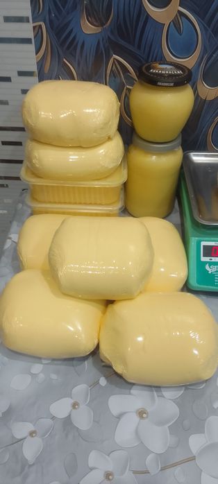 Домашние  сливочное и топленое  масло