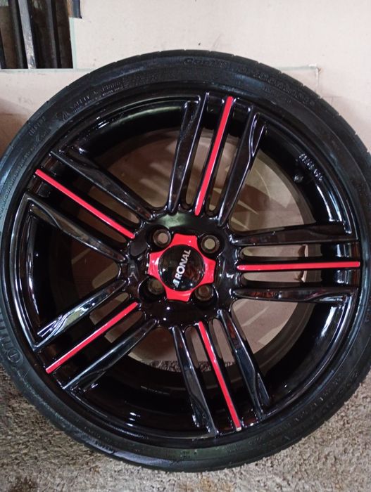 FIAT500 RONAL R57 нови джанти със летни гуми 205/40/17 7Jx17 ЕТ35 4х98