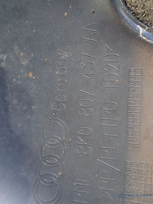 Bara fata cu gauri de senzori  AUDI A4 IV 8K2, B8 2012 - 2015 Facelift  8K0807437M albastru LX5R